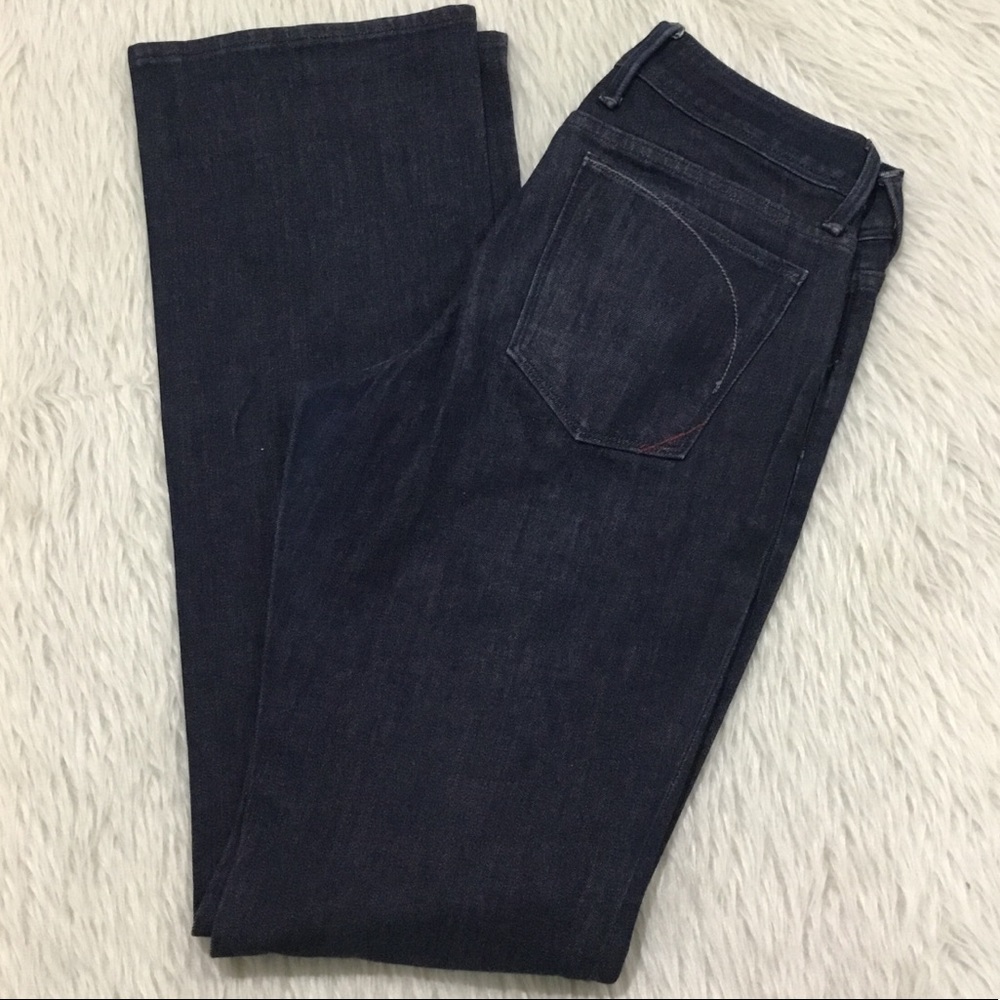 Banana republic urban boot cut dark denim jeans size 0